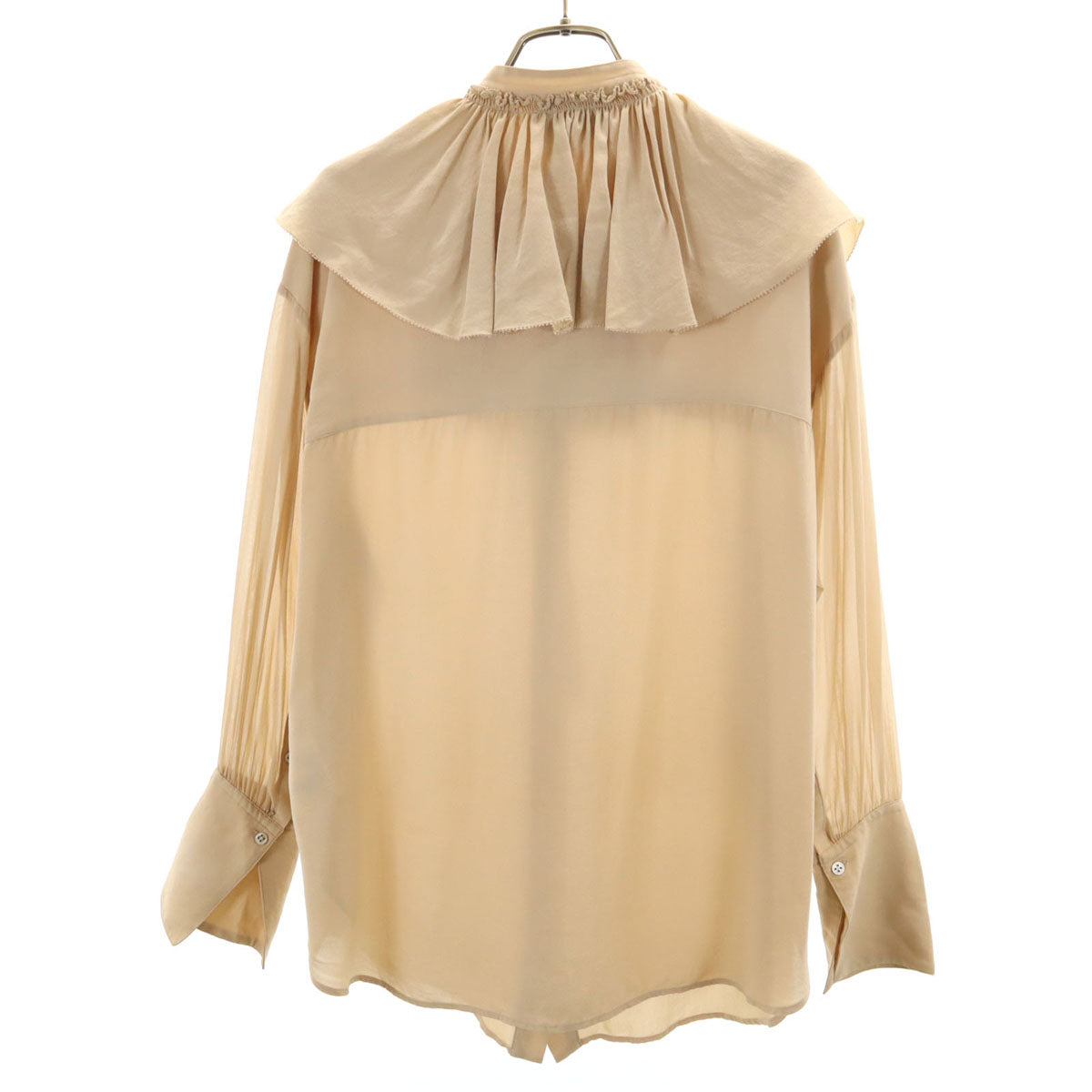 3.1 Phillip Lim 3.1フィリップリム シルク 長袖 ブラウス 4 ベージュ シャツ レディース