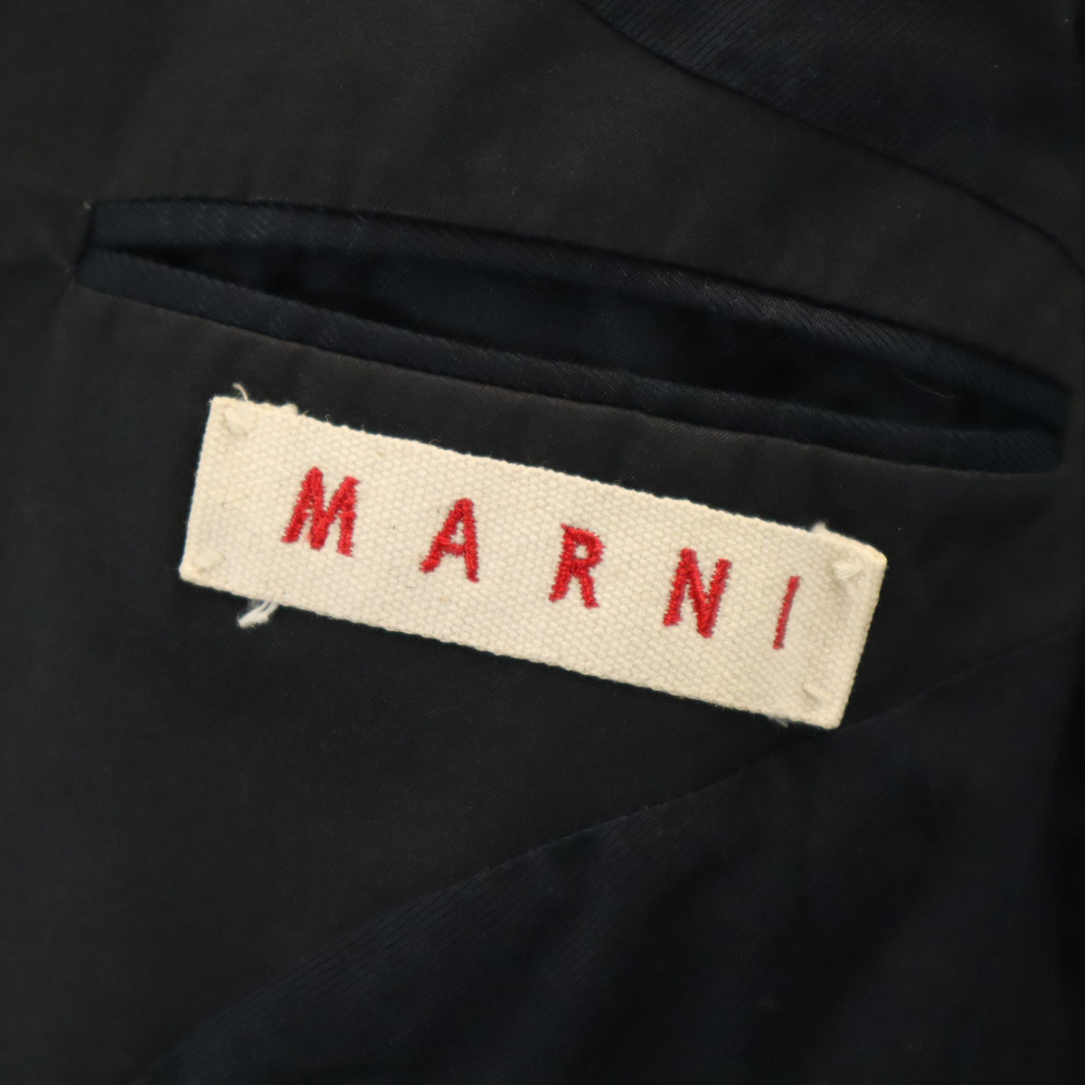 MARNI マルニ イタリア製 テーラードジャケット 50 チャコールブラック ブレザー レディース