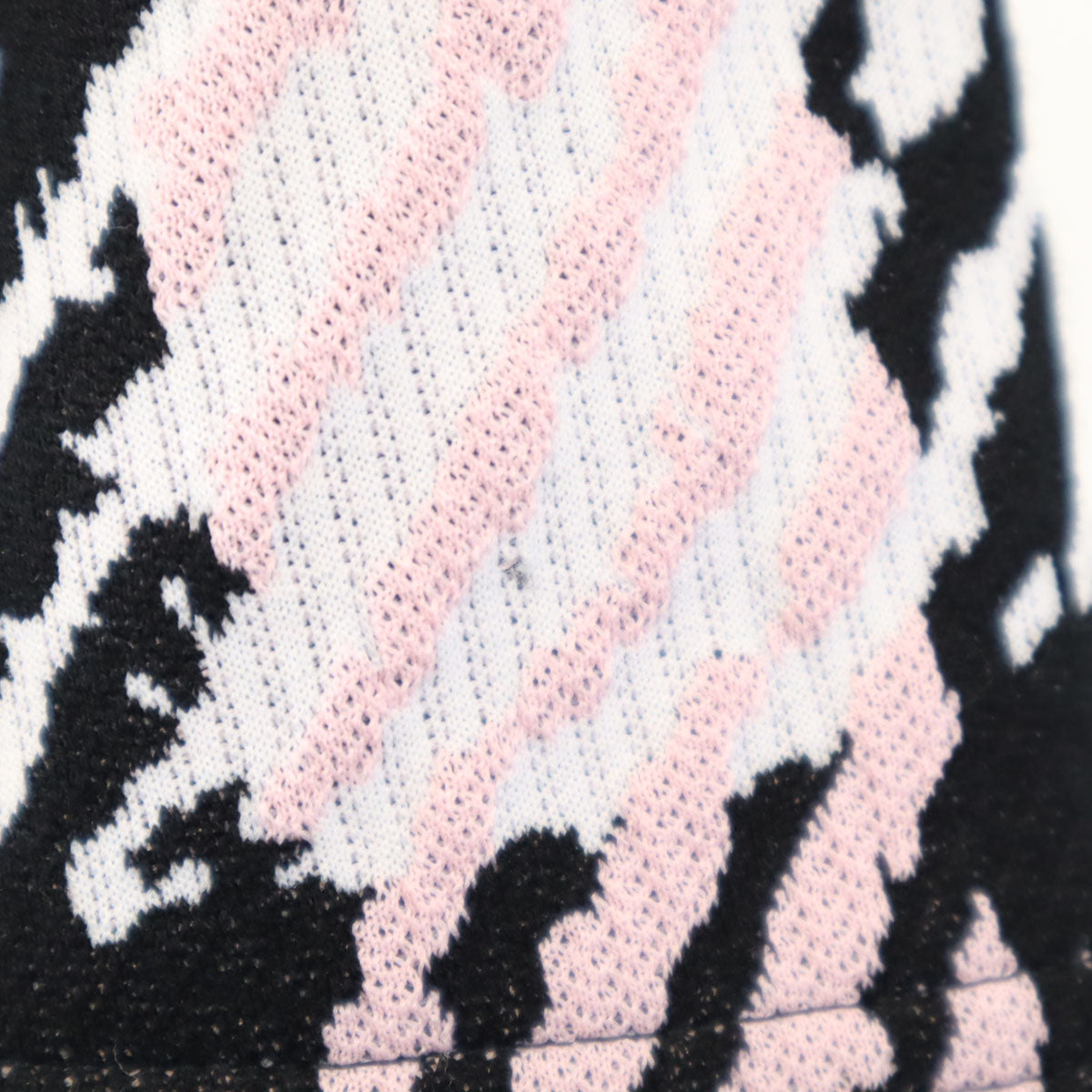 MARNI マルニ イタリア製 チェック柄 長袖 カットソー 38 ピンク×ブラック レディース