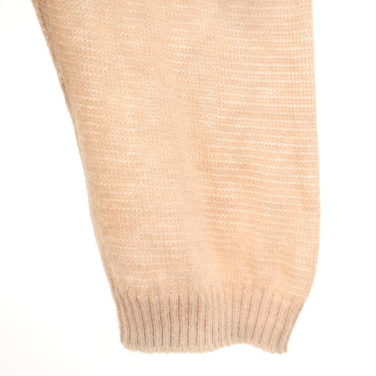 Desigual デジグアル 総柄 長袖 カーディガン M ベージュ レディース