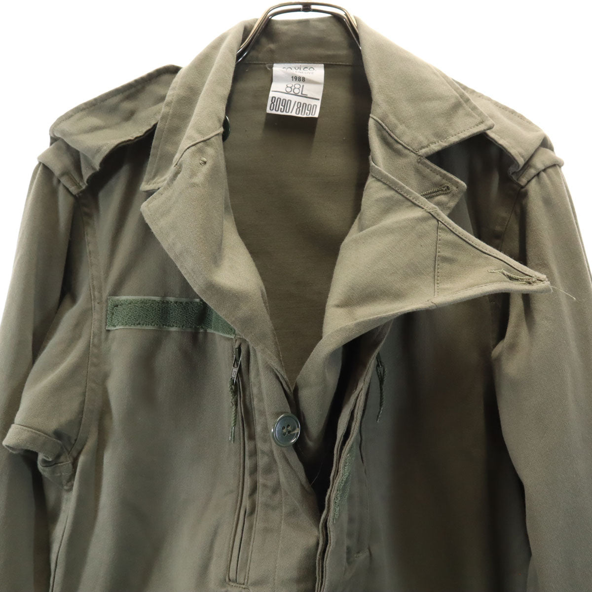 FRENCH ARMY フランス軍 80s ヴィンテージ SO.VI.CO.VILLENEUVE F2 ジャケット 88L カーキ ミリタリー ユーロ メンズ