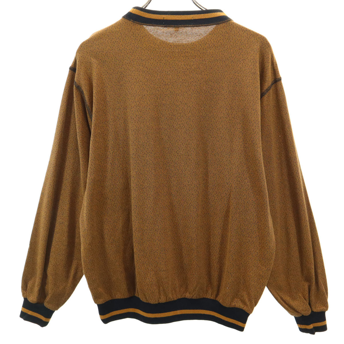 LANVIN STUDIO ランバンスタジオ 90s オールド 長袖 Tシャツ 48 ブラウン ロンT メンズ