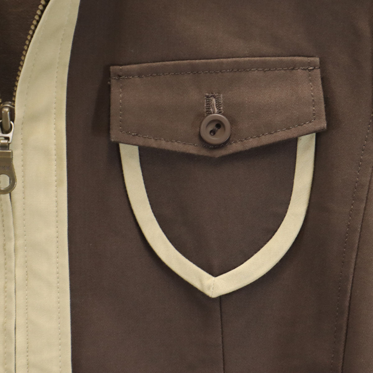 ESTNATION エストネーション 日本製 スタンドカラー ジャケット M ブラウン レディース