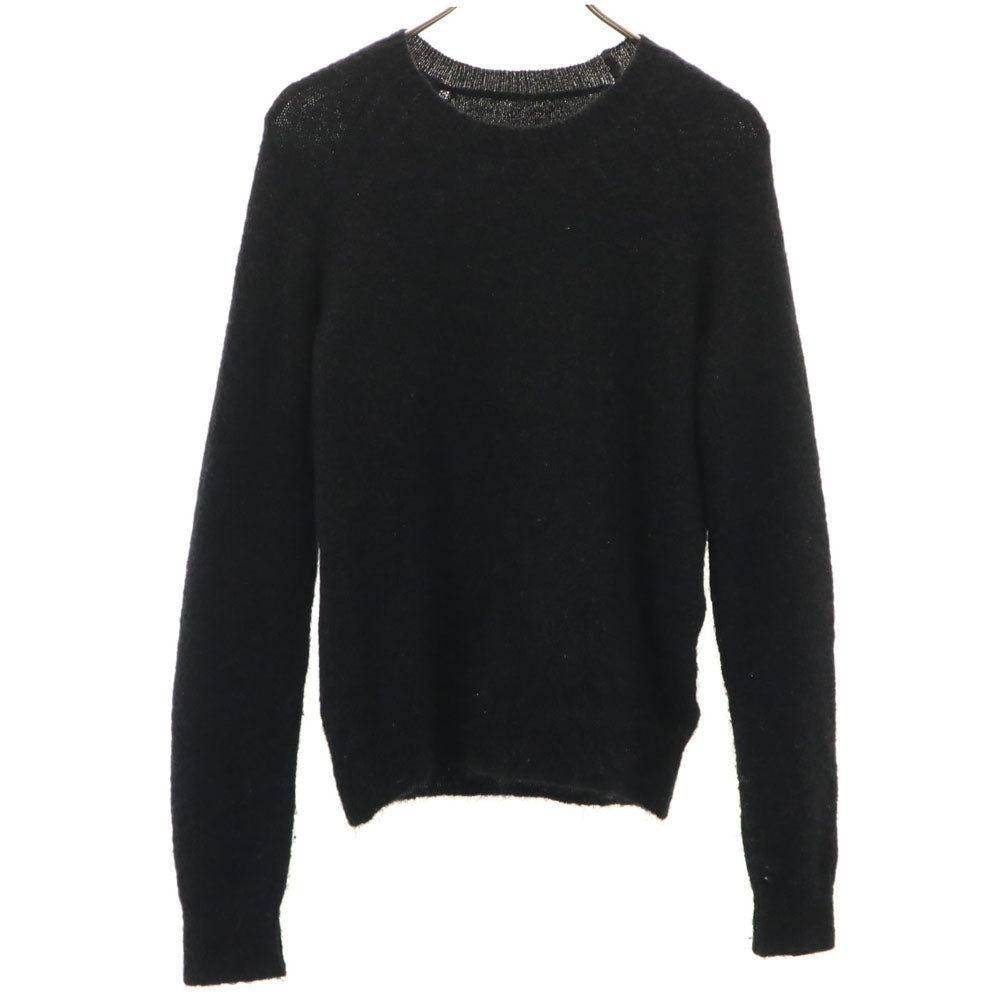 NEIL BARRETT ニールバレット モヘヤブレンド 長袖 スキニーフィット セーター XS ブラック ニット メンズ