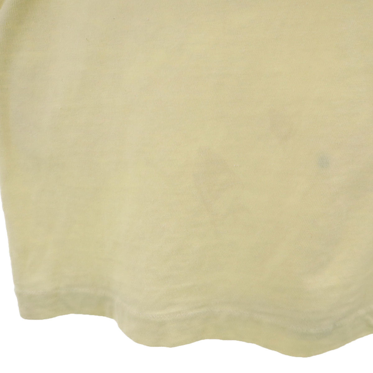 Hanes ヘインズ 80s 90s オールド USA製 スカルホーン 半袖 シングルステッチ 偉人 Tシャツ XL ベージュ メンズ