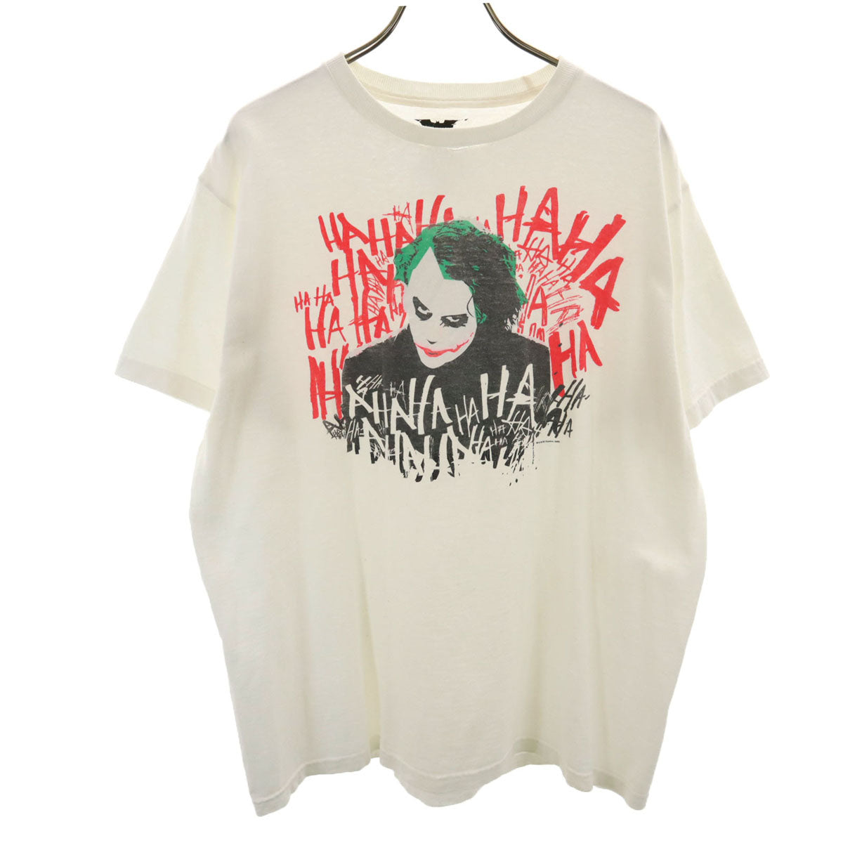 ダークナイト 00s ジョーカー 半袖 ムービー Tシャツ L ホワイト JOKER 映画 メンズ