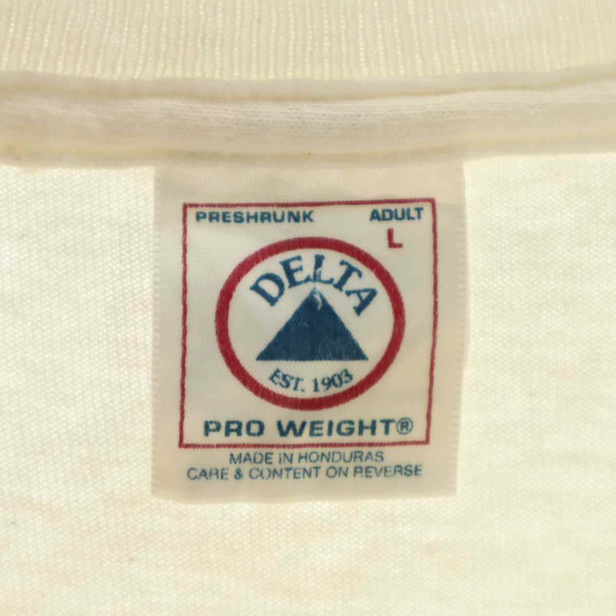DELTA デルタ 90s オールド 十字架 半袖 ジーザス Tシャツ L アイボリー JESUS メンズ