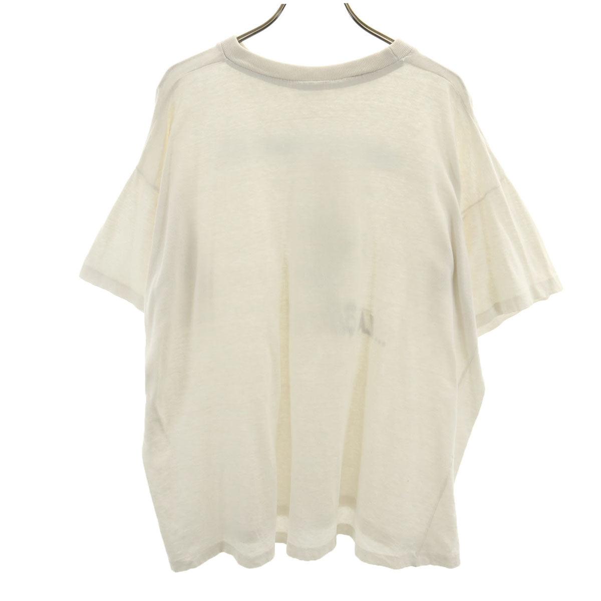 OLD オールド 90s ユーロ フランス語 軍人 半袖 シングルステッチ Tシャツ XL ホワイト メンズ