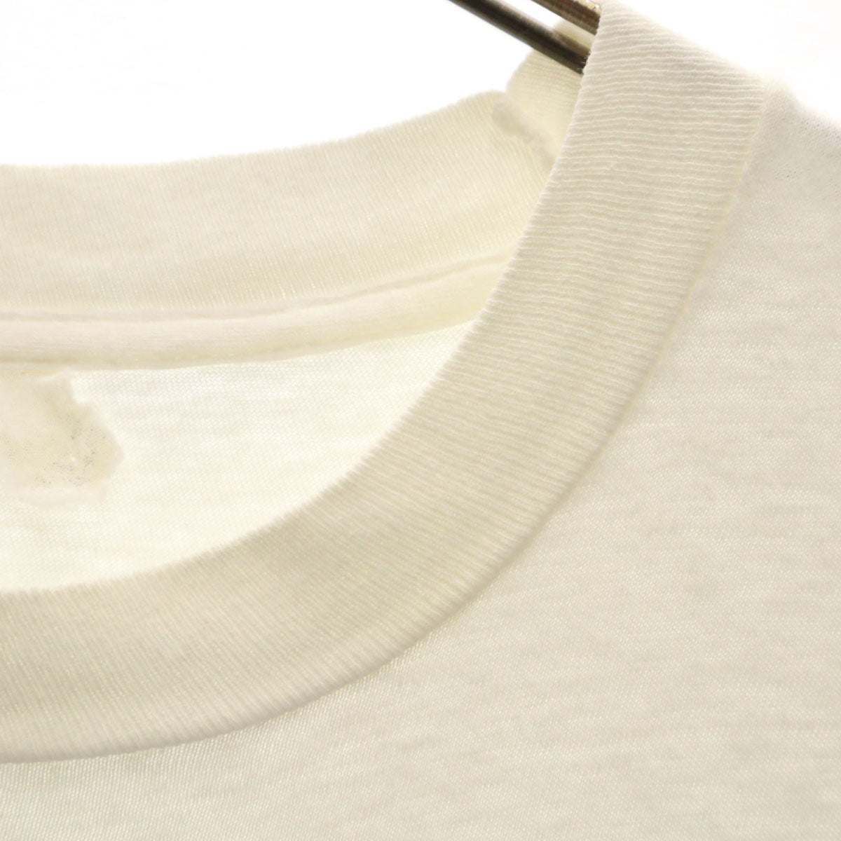 VINTAGE ヴィンテージ 80s サダムフセイン 半袖 シングルステッチ 偉人 Tシャツ ホワイト INSANE HUSSEIN メンズ