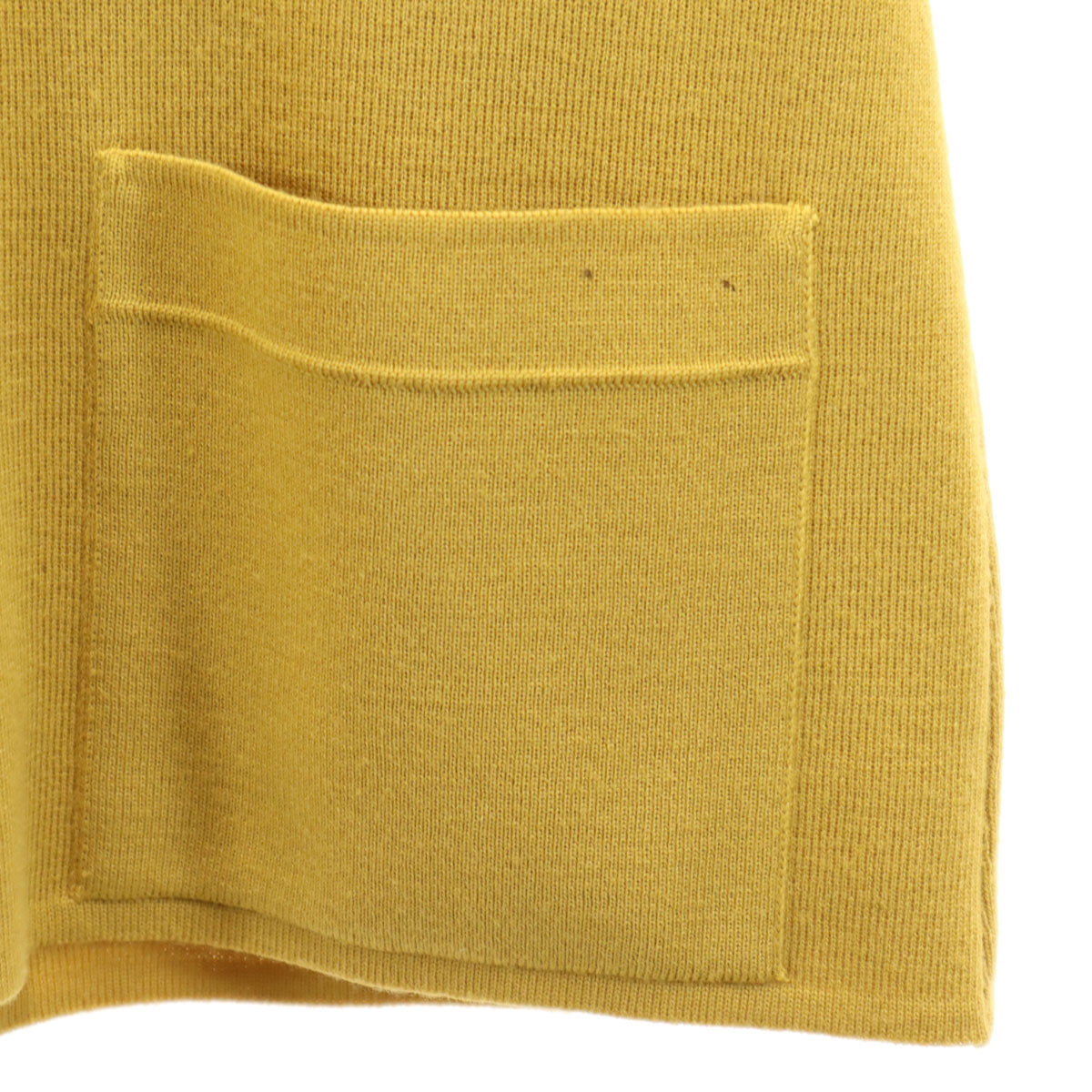 SalvatoreFerragamo サルバトーレフェラガモ 90s イタリア製 ウールブレンド オールド 長袖 ガンチーニ カーディガン M. マスタード レディース