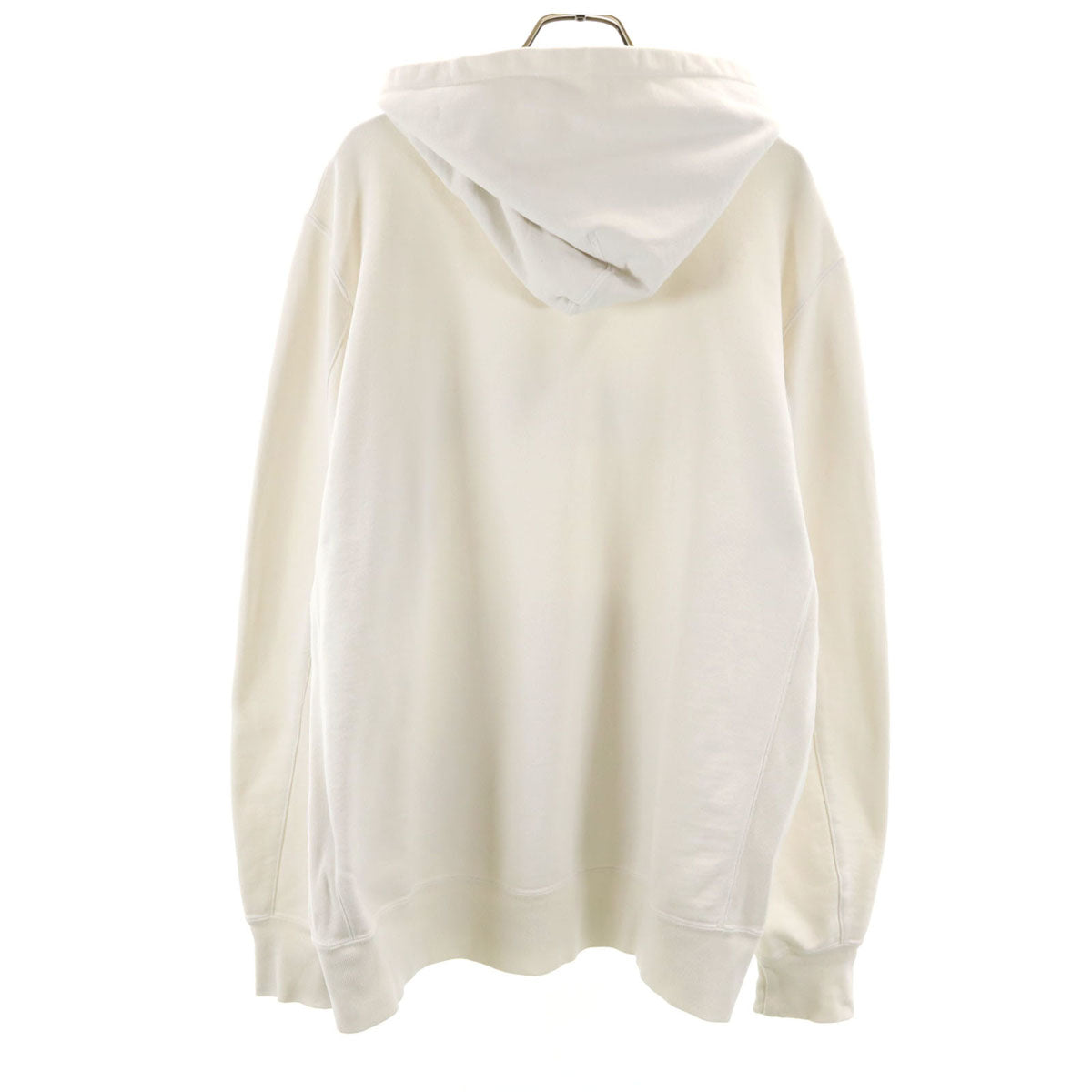 REMI RELIEF レミレリーフ 日本製 ブリーフィング コラボ 長袖 スウェットパーカー L ホワイト メンズ