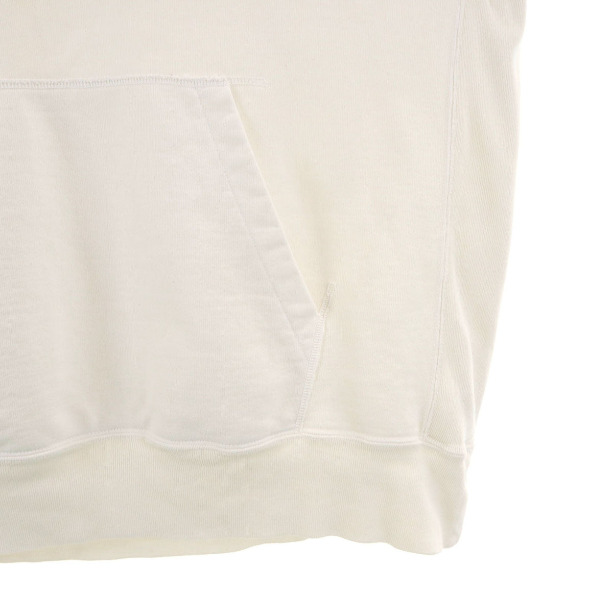 REMI RELIEF レミレリーフ 日本製 ブリーフィング コラボ 長袖 スウェットパーカー L ホワイト メンズ