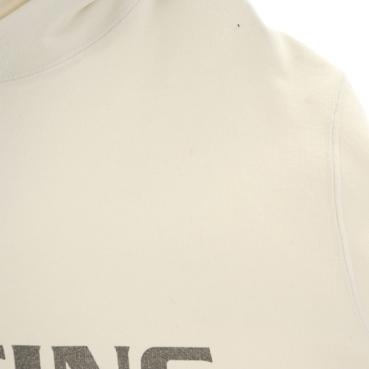 REMI RELIEF レミレリーフ 日本製 ブリーフィング コラボ 長袖 スウェットパーカー L ホワイト メンズ