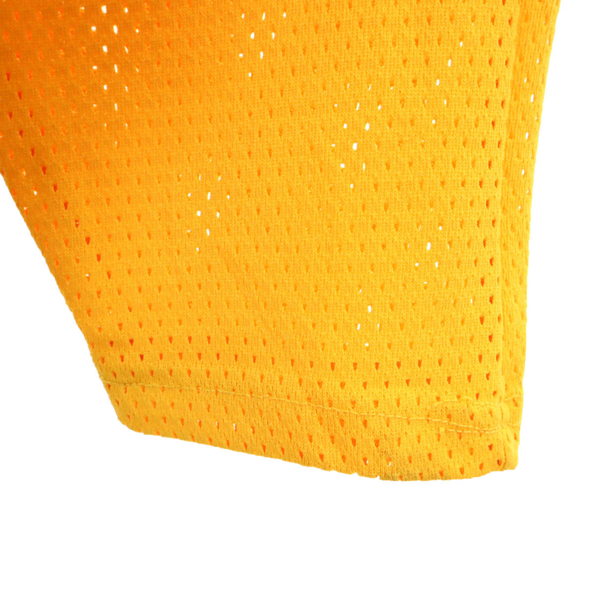 ALPHA アルファ 80s 90s オールド 長袖 メッシュ ユニフォーム シャツ M イエロー アイスホッケー メンズ