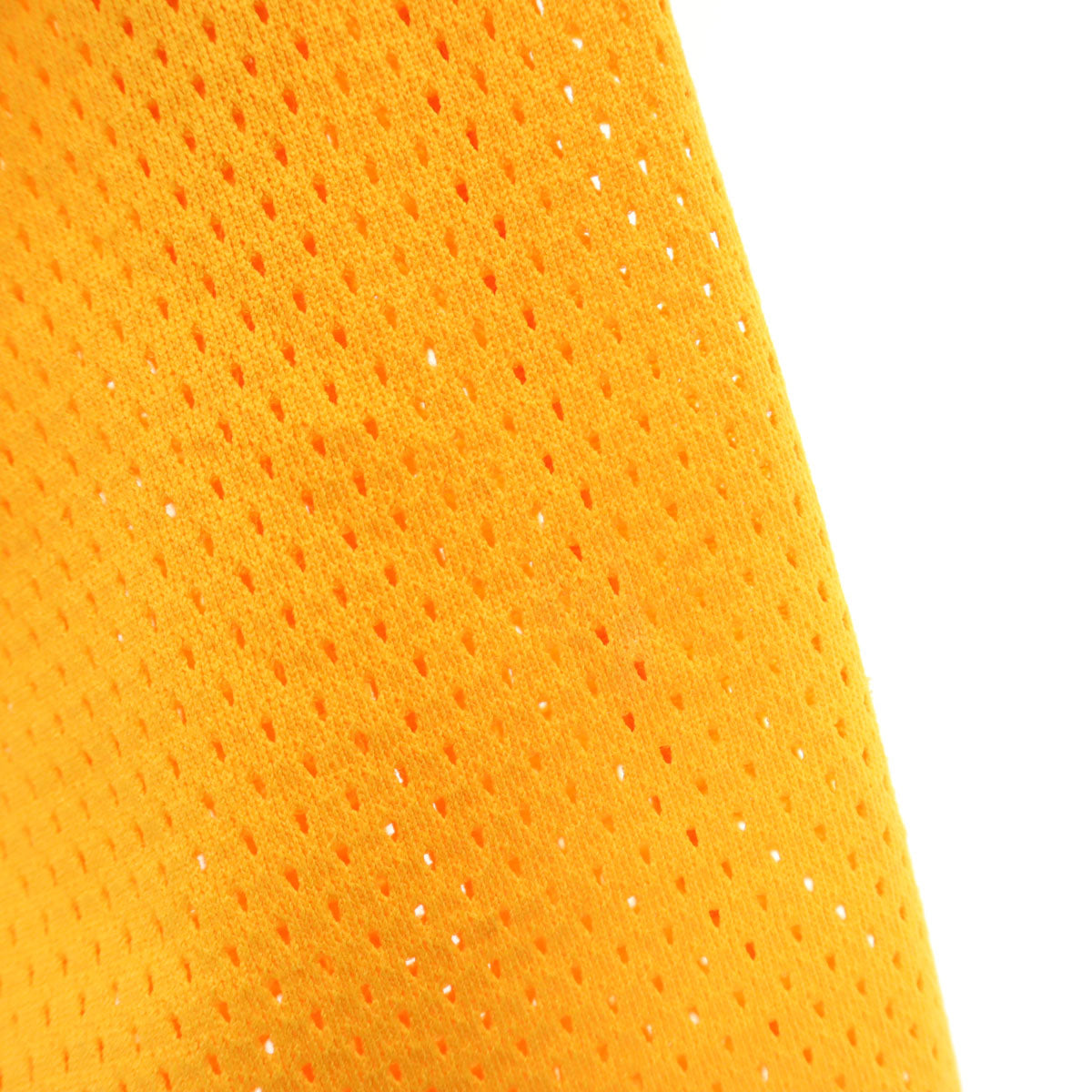 ALPHA アルファ 80s 90s オールド 長袖 メッシュ ユニフォーム シャツ M イエロー アイスホッケー メンズ