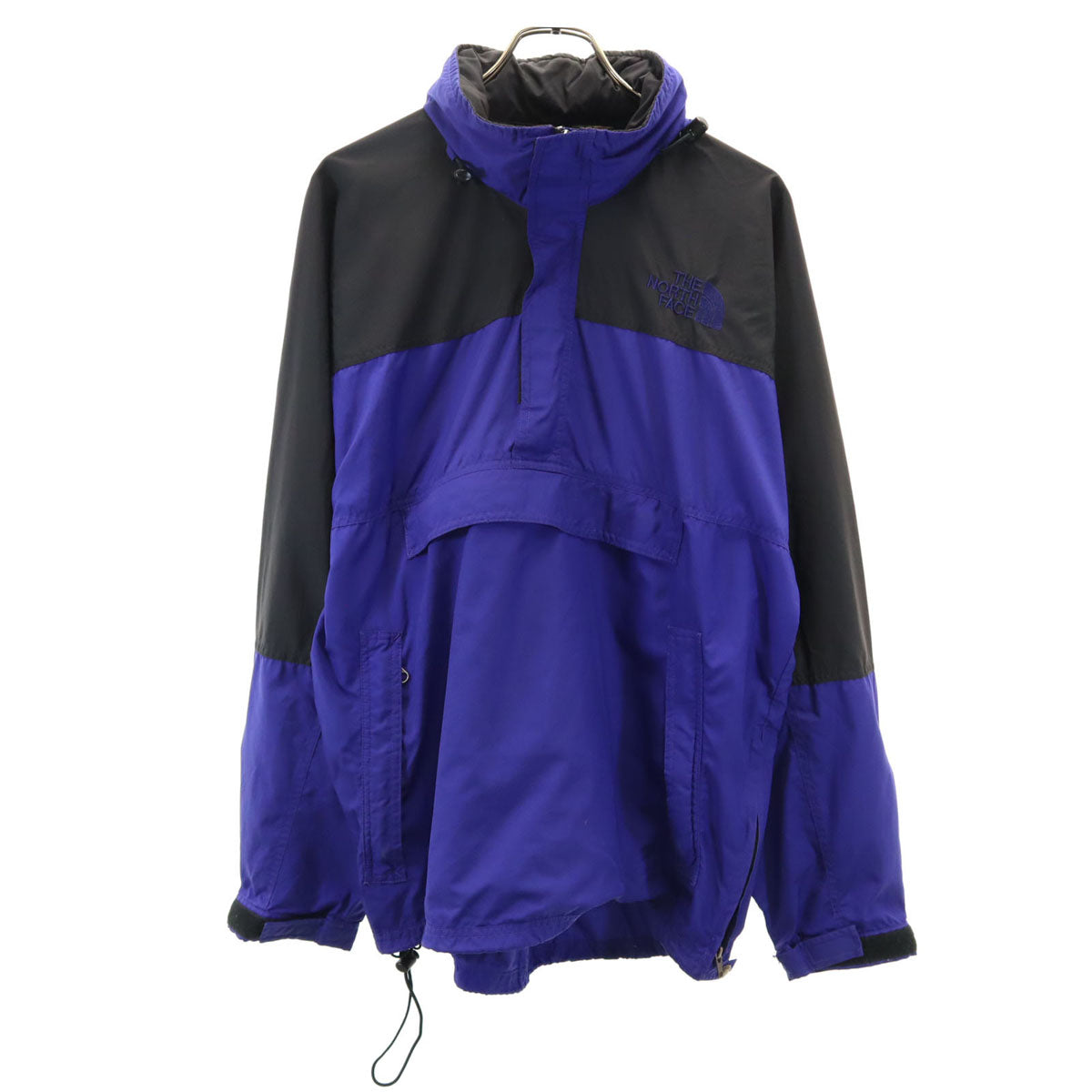 THE NORTH FACE ザノースフェイス 90s オールド 長袖 ツートンカラー ポケッタブル アノラックパーカー ブルー アウトドア メンズ