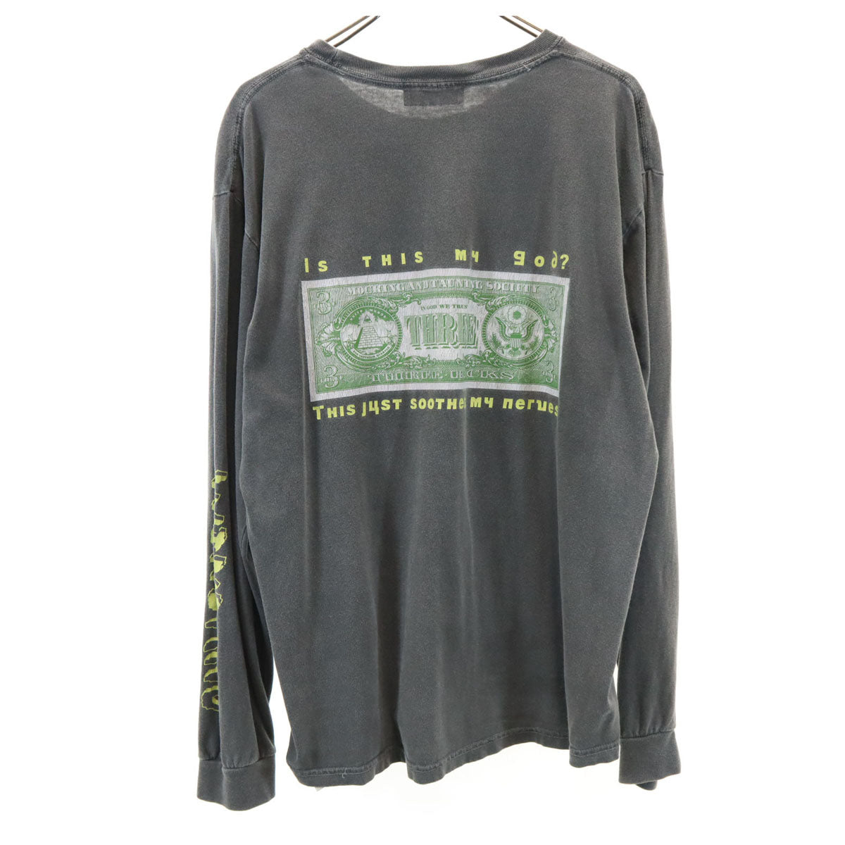 WIND AND SEA ウィンダンシー 長袖 両面プリント Tシャツ L グレー ロンT ×KOICHIRO TAKAGI メンズ