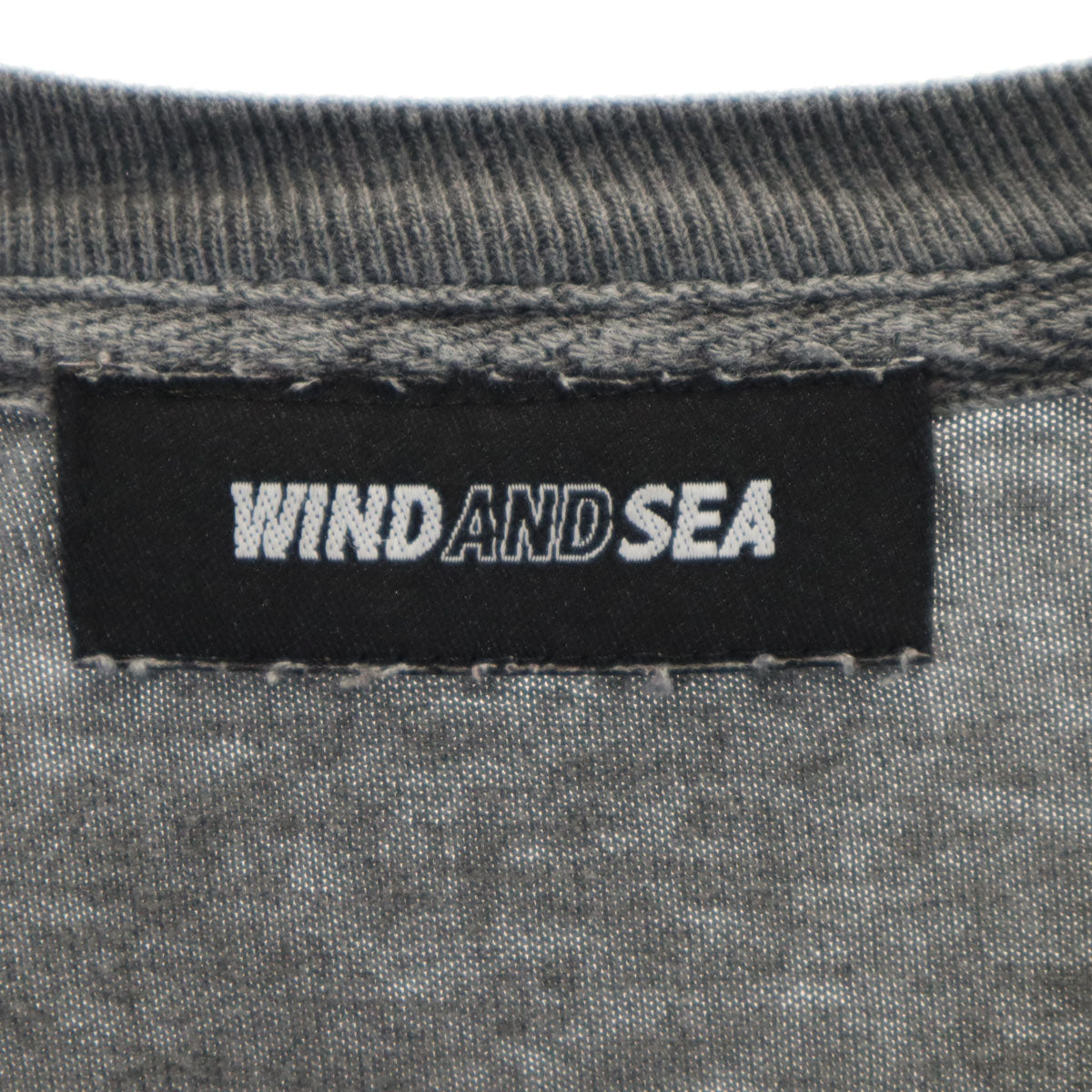 WIND AND SEA ウィンダンシー 長袖 両面プリント Tシャツ L グレー ロンT ×KOICHIRO TAKAGI メンズ