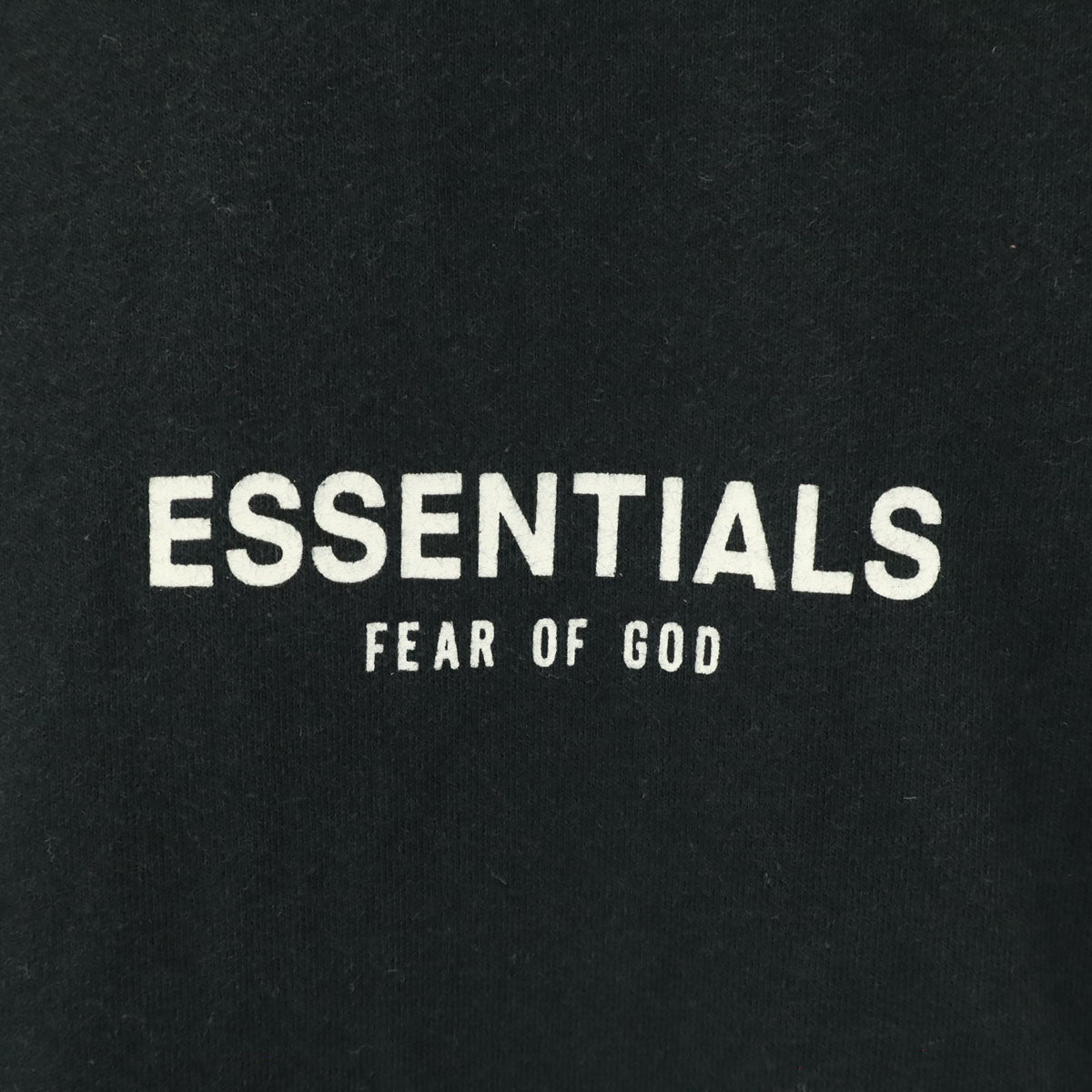 ESSENTIALS エッセンシャルズ バックプリント 長袖 プリント Tシャツ L ブラック ロンT メンズ