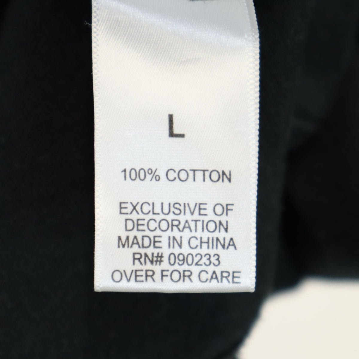 ESSENTIALS エッセンシャルズ バックプリント 長袖 プリント Tシャツ L ブラック ロンT メンズ