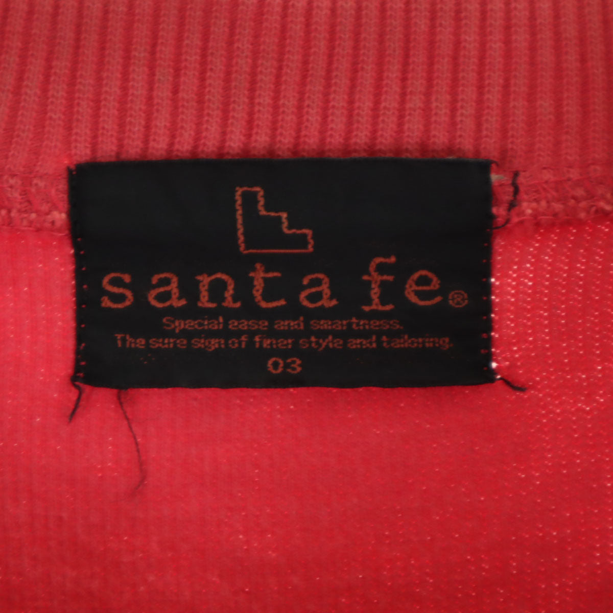 santa fe サンタフェ 90s 日本製 オールド 長袖 デザイン刺繍 スウェット 3 ピンク メンズ