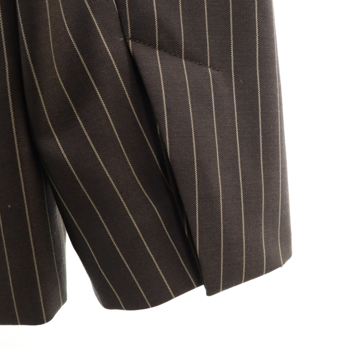 未使用 G.V.G.V. ジーヴィージーヴィー 日本製 ノーカラー テーラードジャケット 34 グレー系 レディース