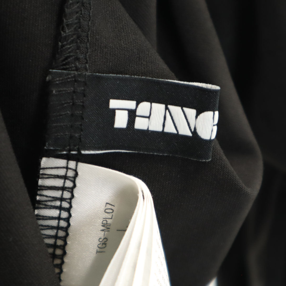 タングラム 長袖 ポロシャツ LL ブラック ストレッチ メンズ