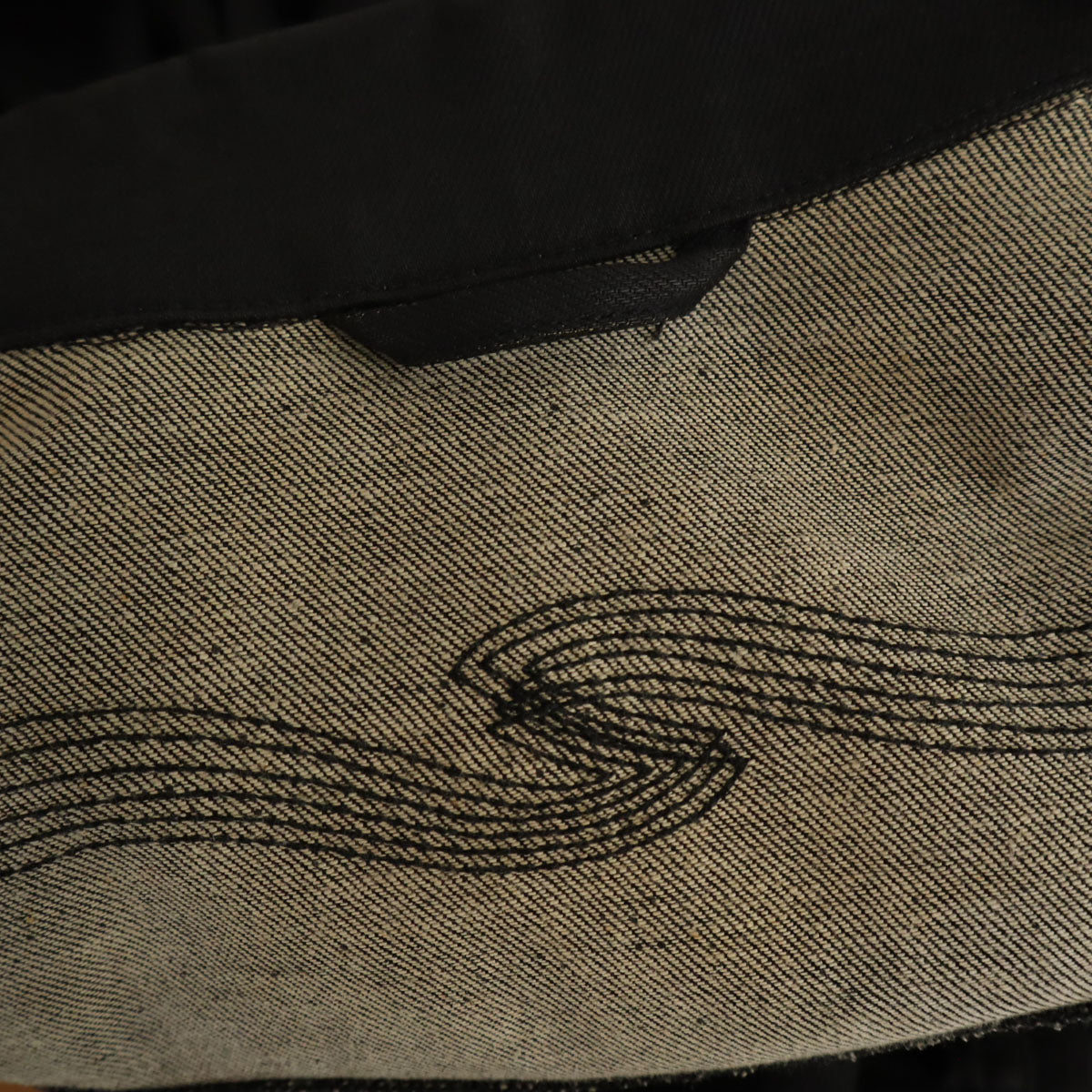 Nudie Jeans co ヌーディジーンズ イタリア製 デニムジャケット L ブラック メンズ