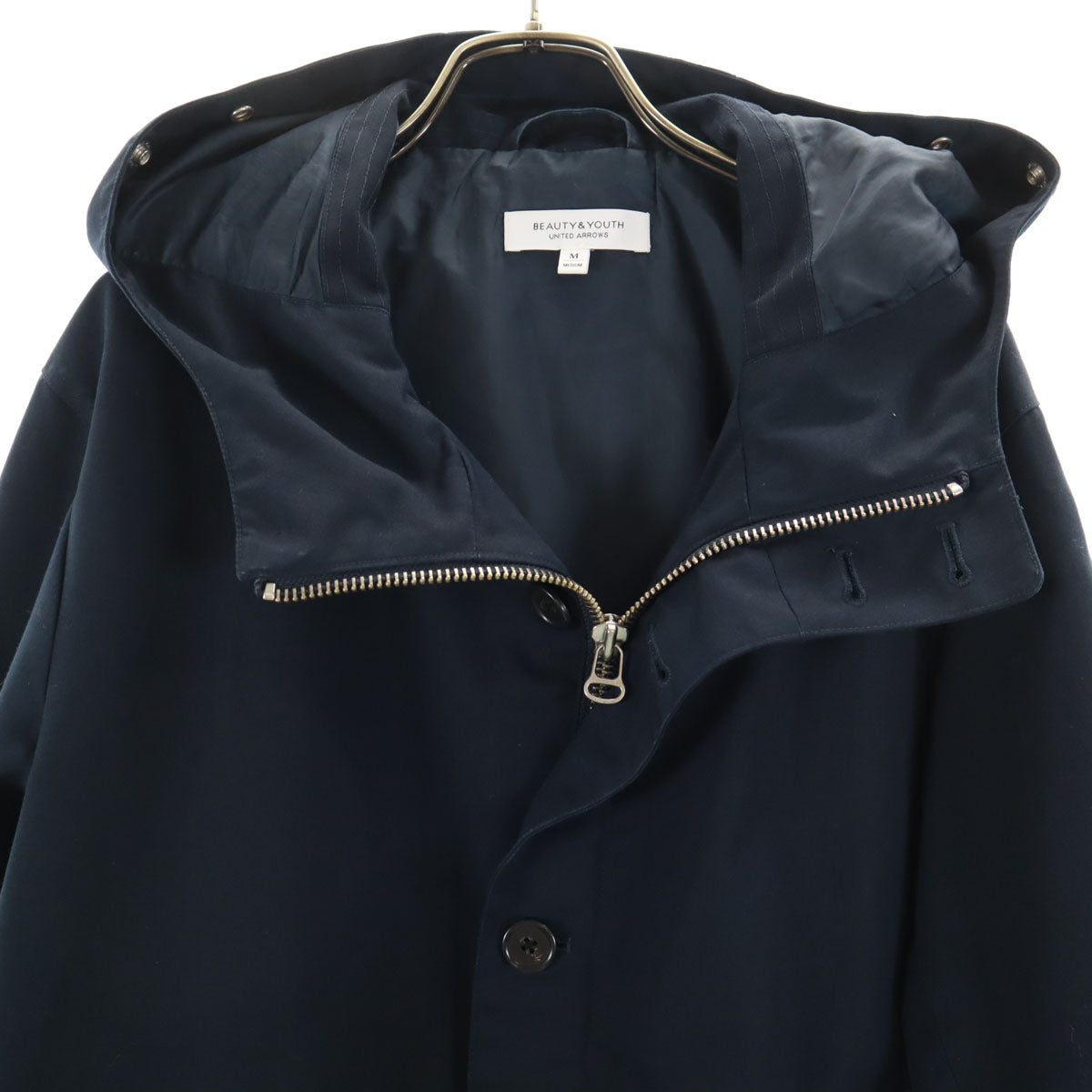 BEAUTY&YOUTH ビューティーアンドユース UNITED ARROWS フードジャケット M ネイビー メンズ