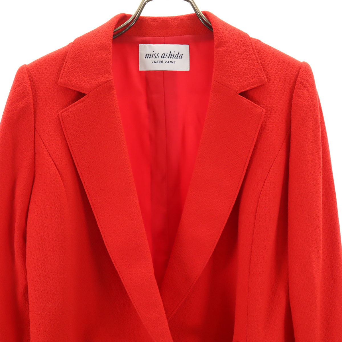 miss ashida ミスアシダ ジャケット 7 レッド レディース