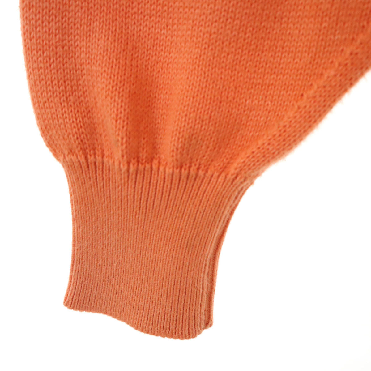 BALLANTYNE バランタイン スコットランド製 長袖 ニットカーディガン 38 オレンジ系 レディース