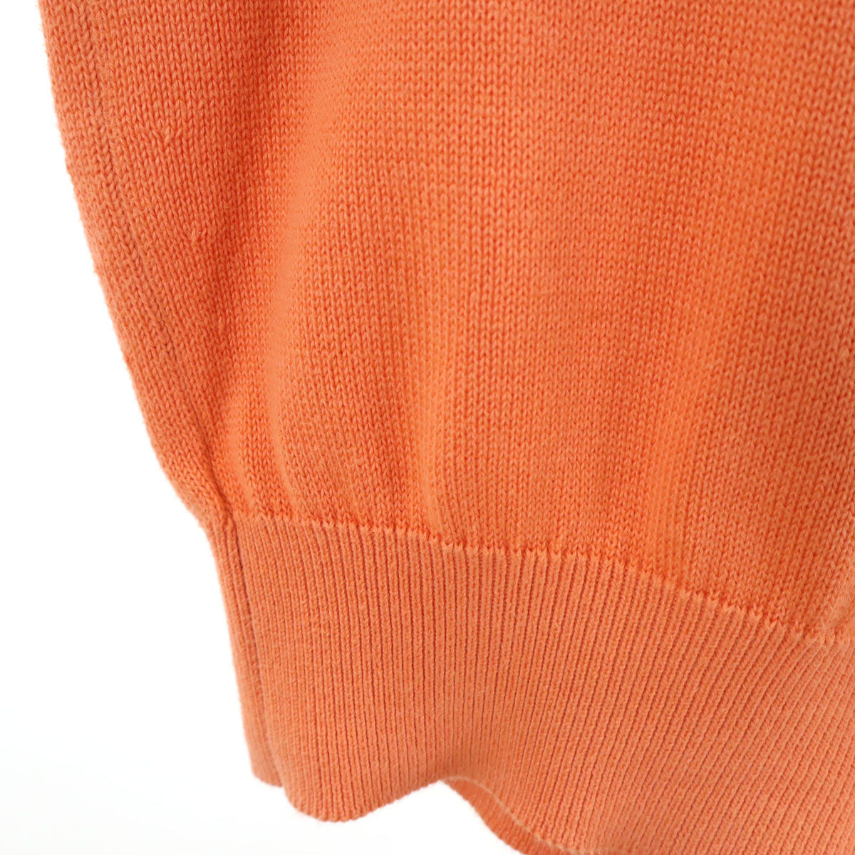 BALLANTYNE バランタイン スコットランド製 長袖 ニットカーディガン 38 オレンジ系 レディース