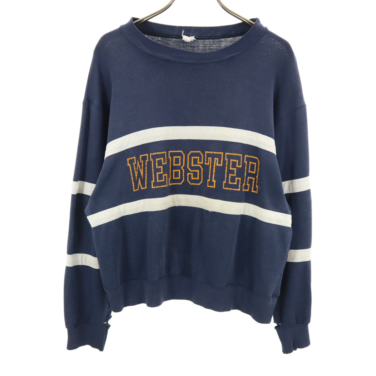 Champion チャンピオン 80s ヴィンテージ トリコタグ中期 長袖 スウェット L ブルー 二枚タグ メンズ Champion チャンピオン 80s ヴィンテージ トリコタグ中期 長袖