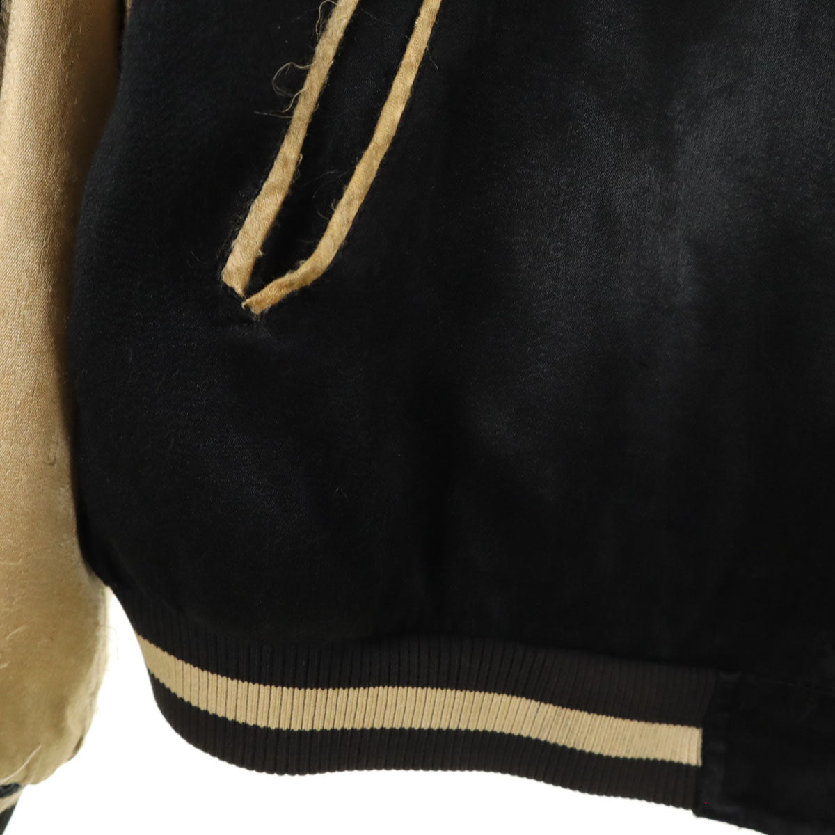 TENSTLIKE テンストライク 鬼太郎 ナマズ リバーシブル シグネチャー スカジャン XXL ブラック ゲゲゲの鬼太郎 メンズ