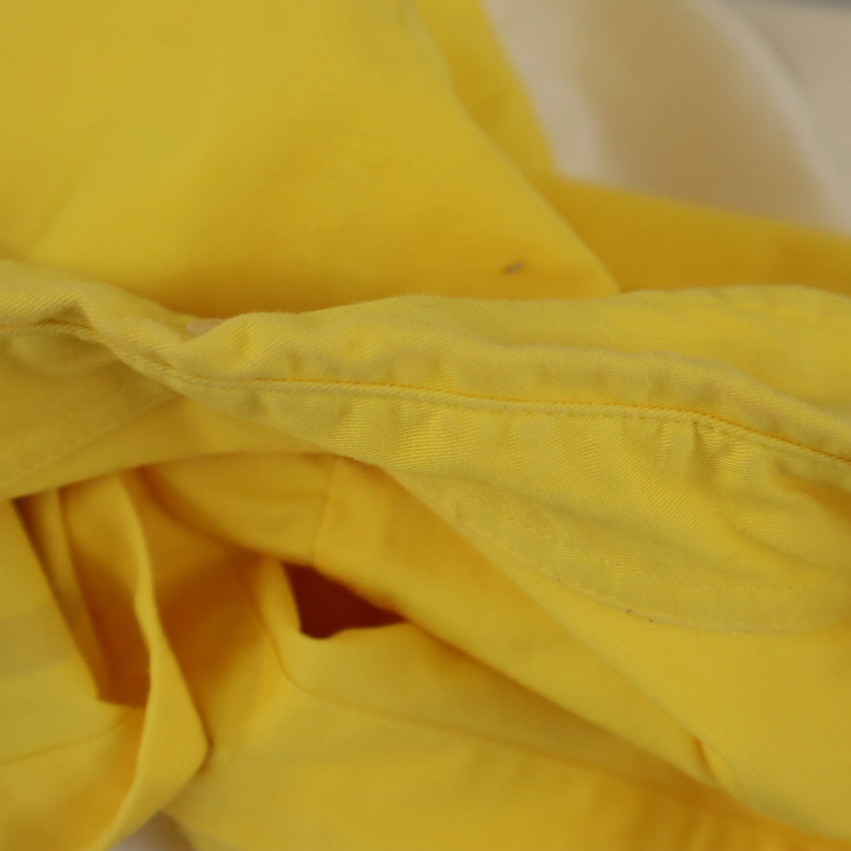 Supreme シュプリーム 14SS 長袖 ツートンカラー コットンシャツ S イエロー メンズ