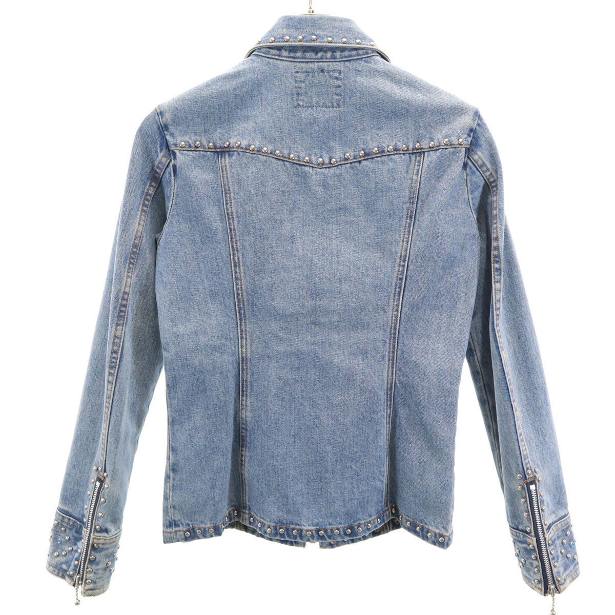 HYSTERICS ヒステリックス 00s スタッズ デニムジャケット free ブルー レディース