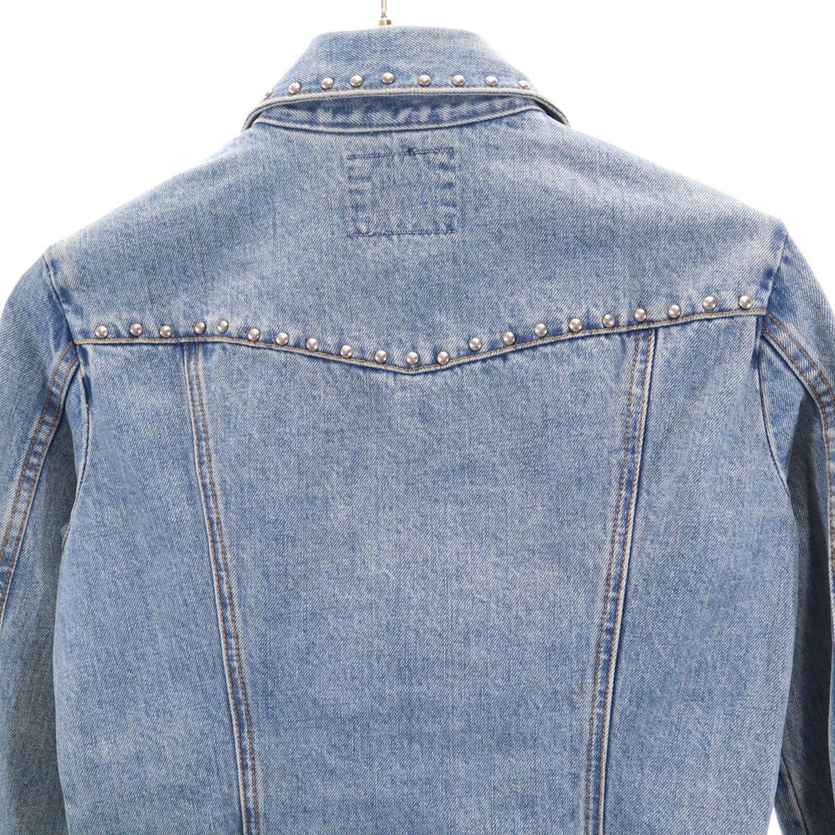 HYSTERICS ヒステリックス 00s スタッズ デニムジャケット free ブルー レディース