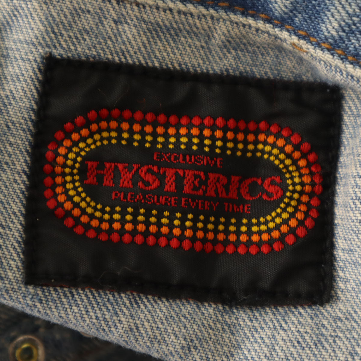 HYSTERICS ヒステリックス 00s スタッズ デニムジャケット free ブルー レディース
