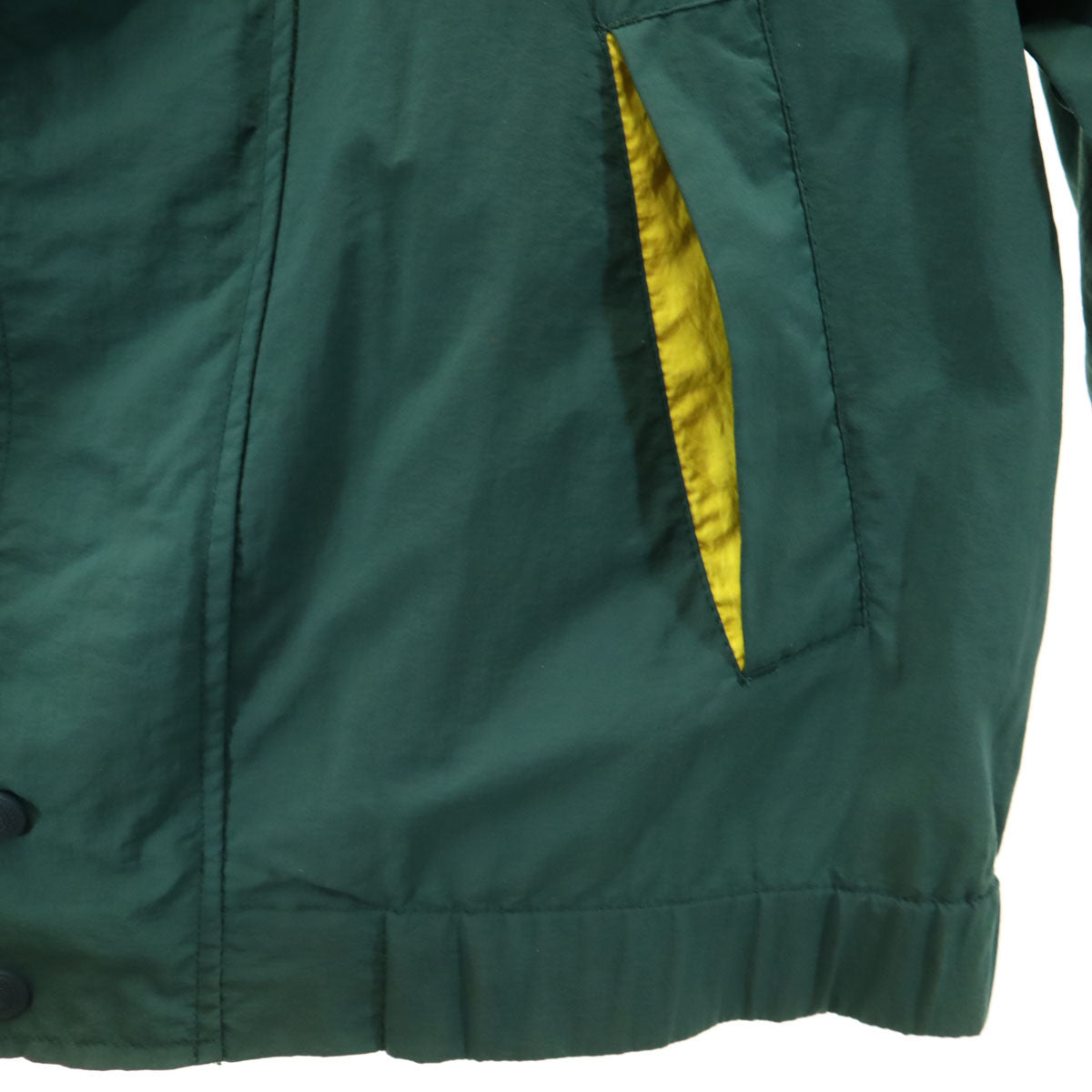 TOMMY HILFIGER トミーヒルフィガー 90s オールド フラッグタグ ナイロンジャケット L グリーン フード付き メンズ