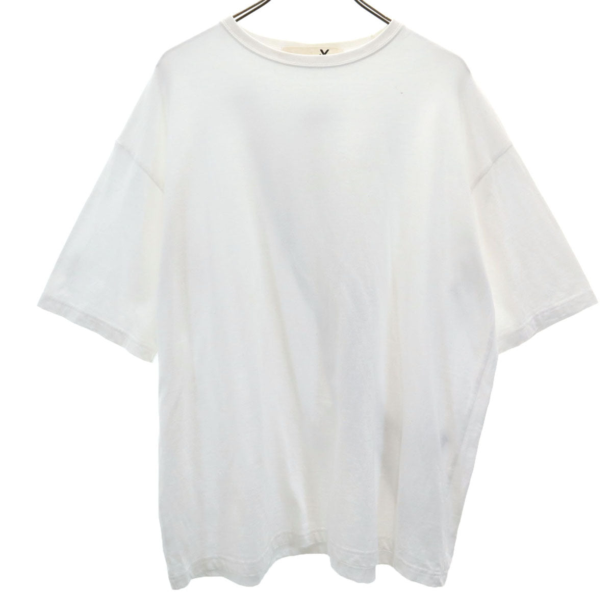 Ground Y グラウンドワイ 半袖 背面デザイン Tシャツ 4 ホワイト メンズ