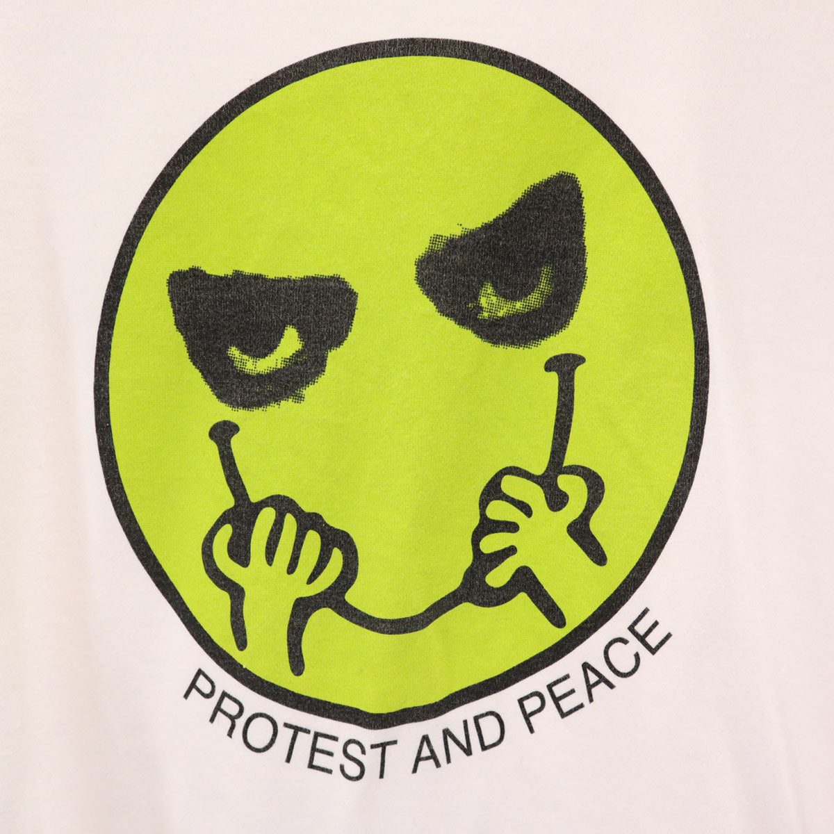 UNDERCOVER アンダーカバー 日本製 ニコちゃん 半袖 プリント Tシャツ 4 ホワイト メンズ