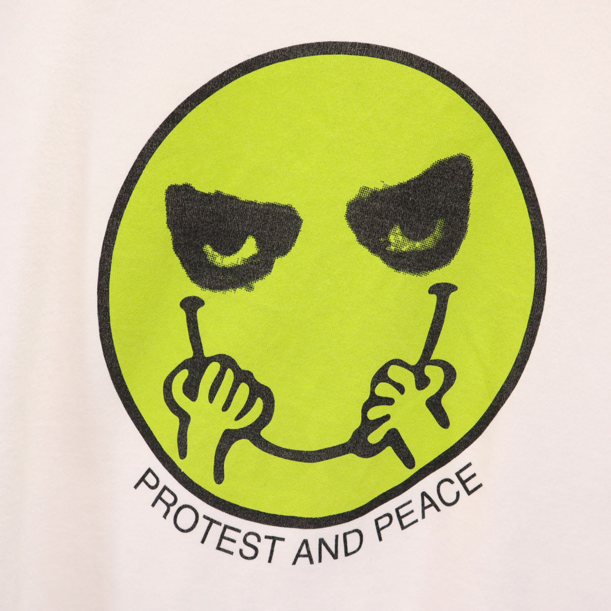 UNDERCOVER アンダーカバー 日本製 ニコちゃん 半袖 プリント Tシャツ 4 ホワイト メンズ