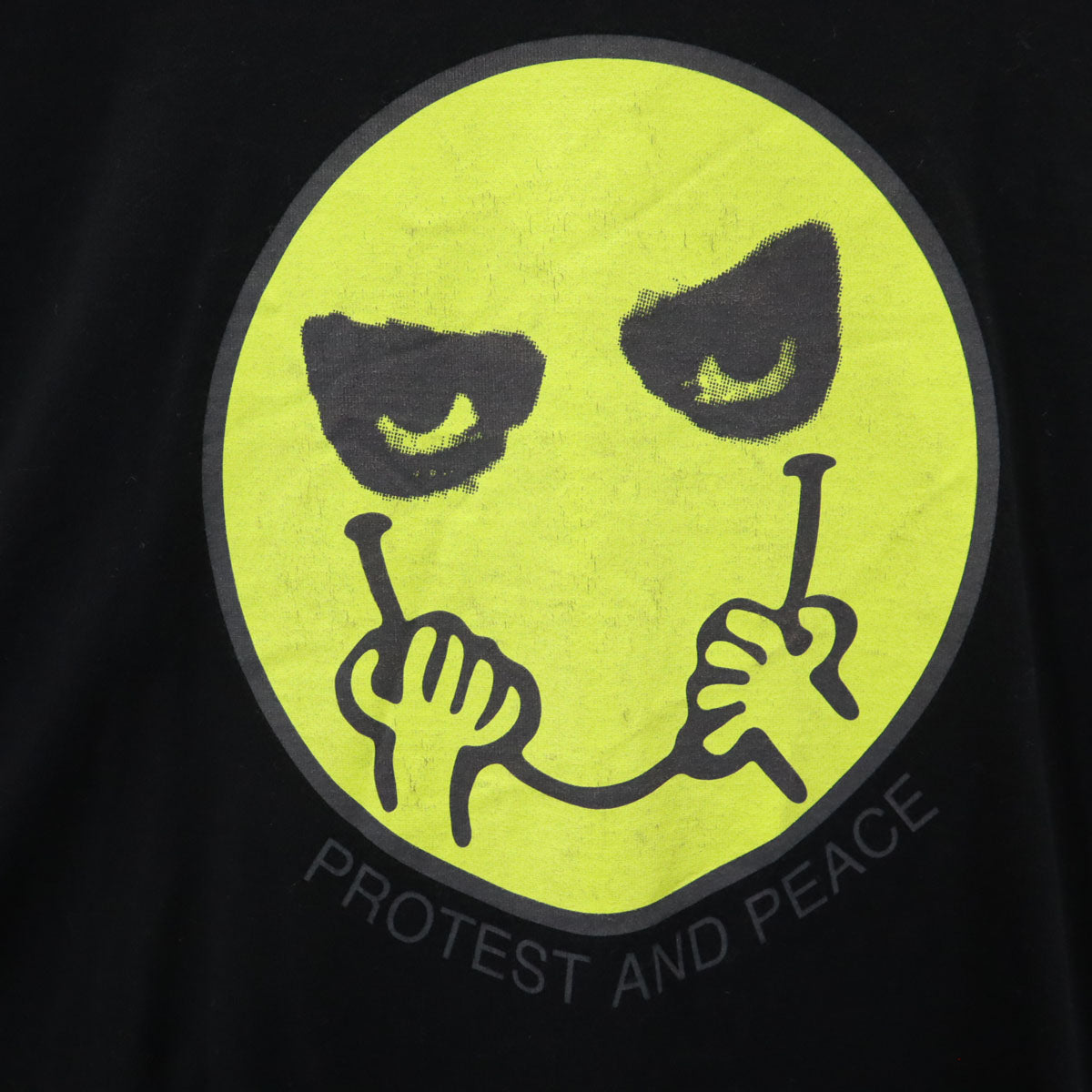 UNDERCOVER アンダーカバー 日本製 ニコちゃん 半袖 プリント Tシャツ 4 ブラック メンズ