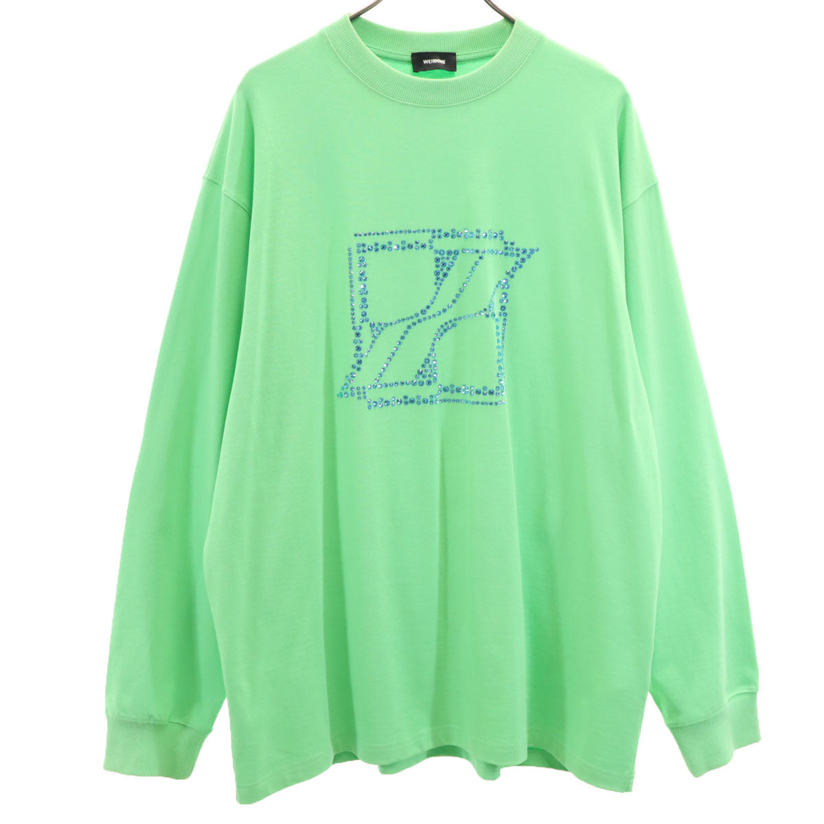 ウェルダン 長袖 Tシャツ M 黄緑 ロンT メンズ