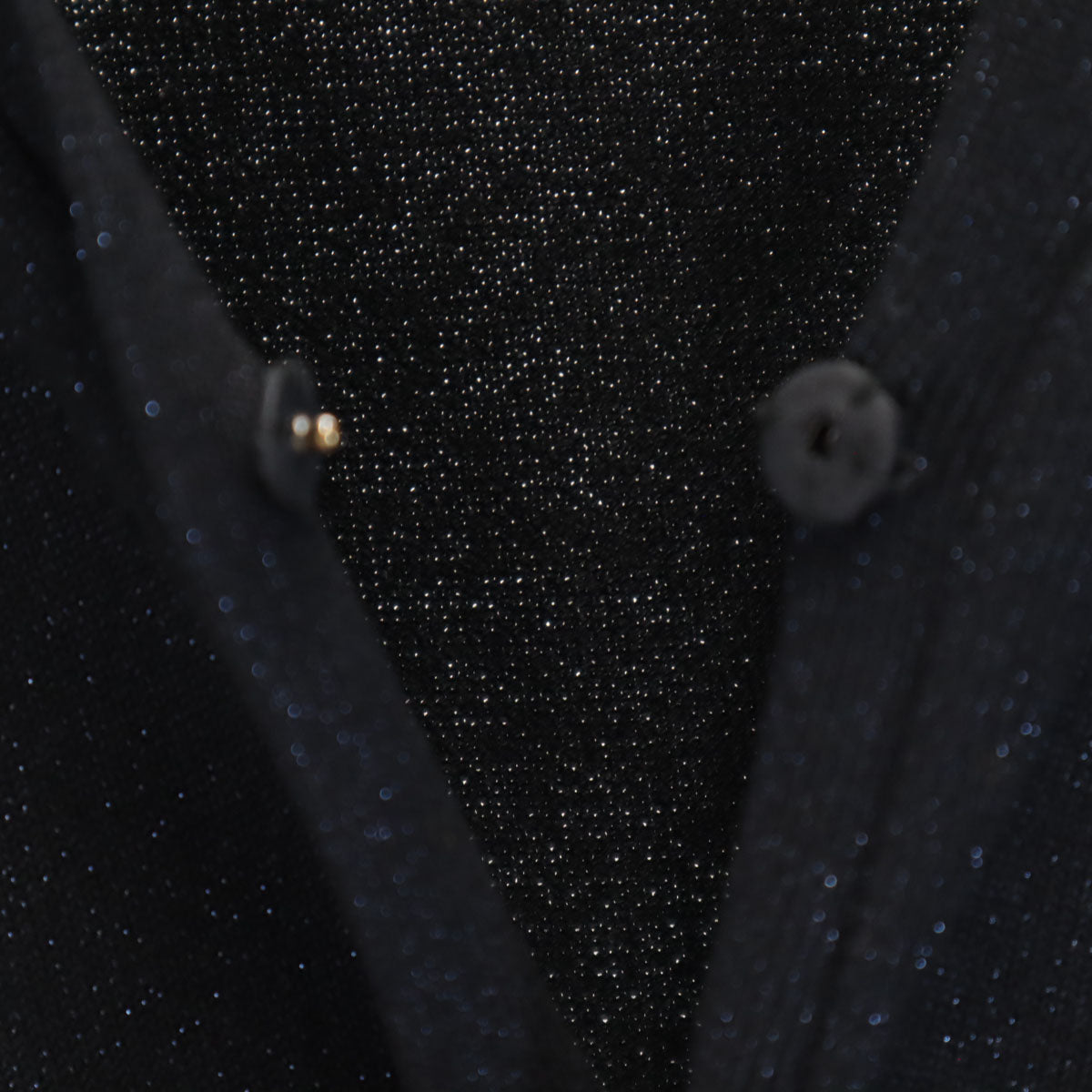 AMACA アマカ 日本製 長袖 Vネック ニットカーディガン 38 ネイビー レディース