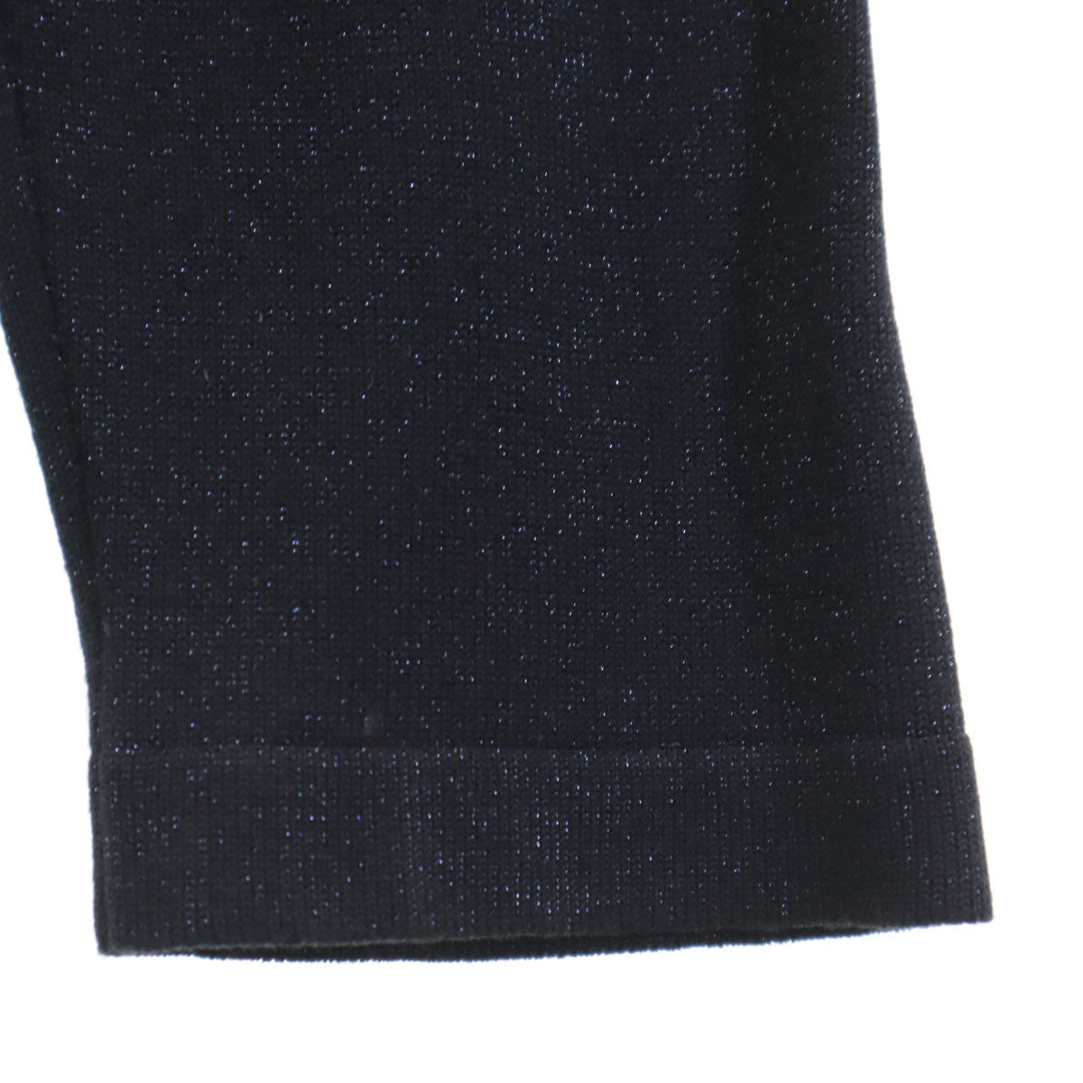 AMACA アマカ 日本製 長袖 Vネック ニットカーディガン 38 ネイビー レディース