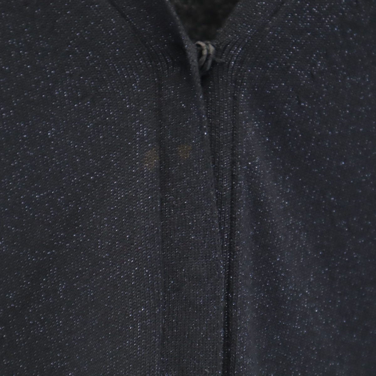 AMACA アマカ 日本製 長袖 Vネック ニットカーディガン 38 ネイビー レディース