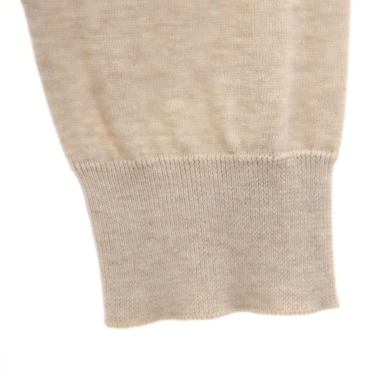 DRUMOHR ドルモア イタリア製 長袖 Vネック ハイゲージ ニットカーディガン 46 ベージュ メンズ