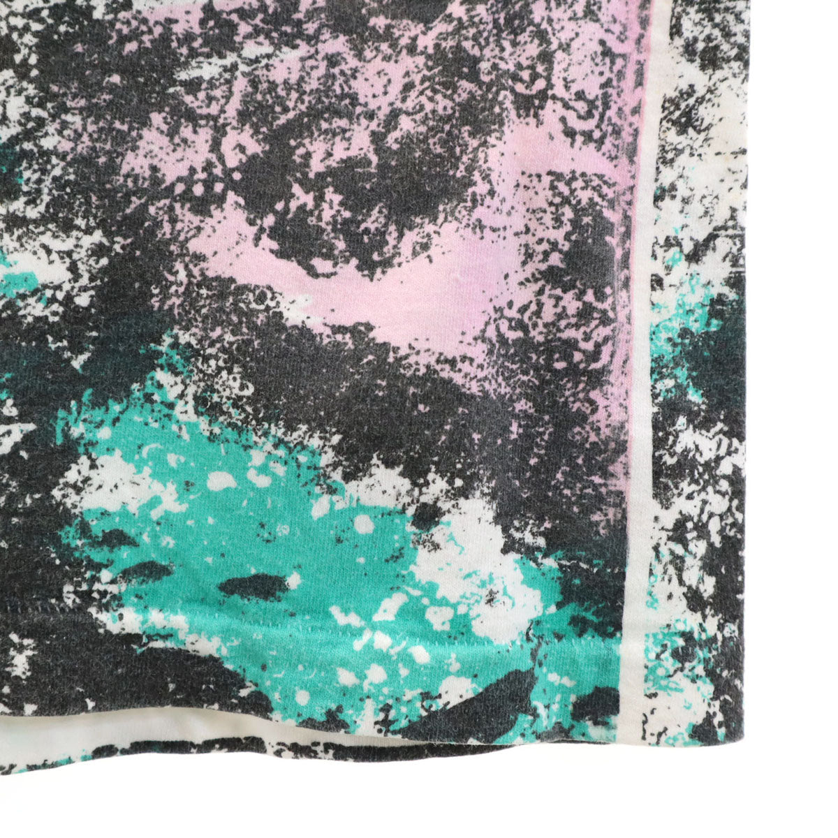 OLD オールド 80s 90s USA製 総柄 半袖 サーファープリント Tシャツ free ホワイト 他 シングルステッチ メンズ