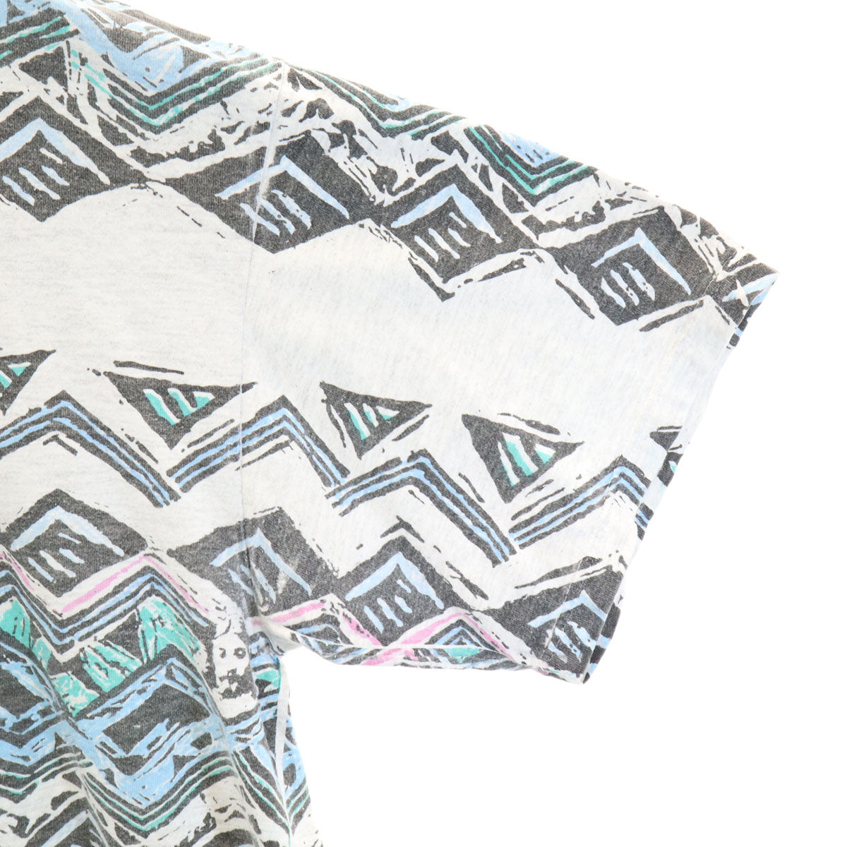 TULTEX タルテックス 90s オールド キリスト 総柄 半袖 ジーザスプリント Tシャツ XL グレー 他 Jesus メンズ